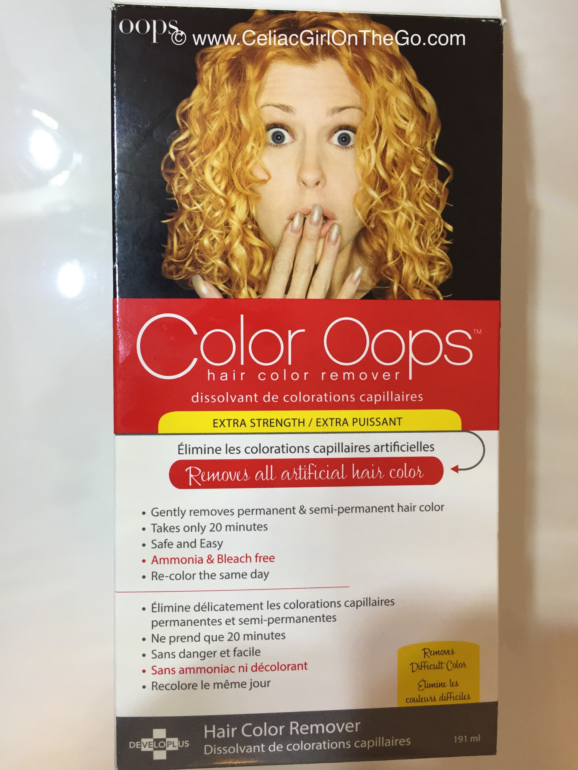 Color Oops – Haircolor Remover | Celiac Girl On The Go